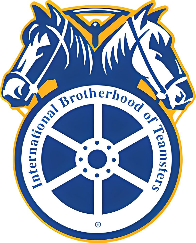 Union logo featuring horses and wheel
