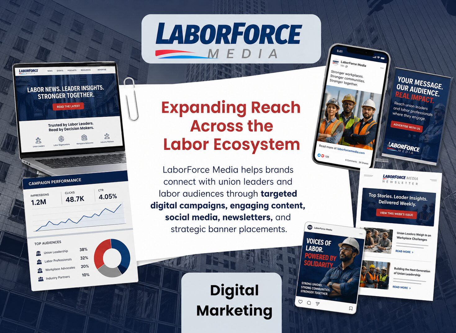 LaborForce Media digital marketing promotional image