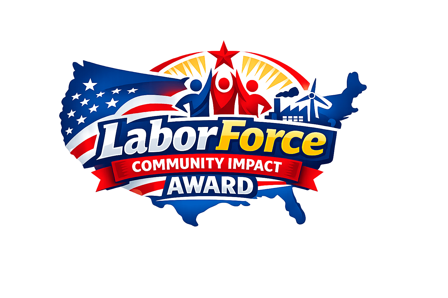 LaborForce Community Impact Award logo